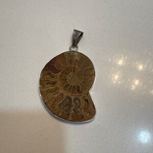 Ammonite Fossil Pendant